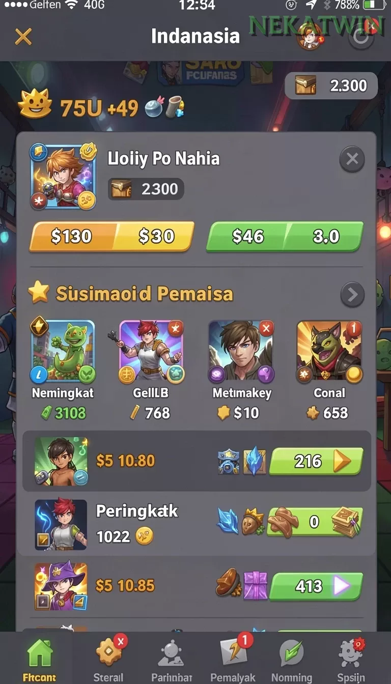 Screenshot modal777 nomor 3